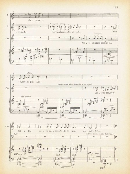 Andrea Chénier : dramma di ambiente storico in quattro quadri / di Luigi Illica ; \musica di! Umberto Giordano ; riduzione per canto e pianoforte di Amintore Galli