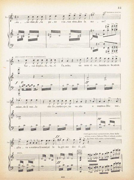 Andrea Chénier : dramma di ambiente storico in quattro quadri / di Luigi Illica ; \musica di! Umberto Giordano ; riduzione per canto e pianoforte di Amintore Galli