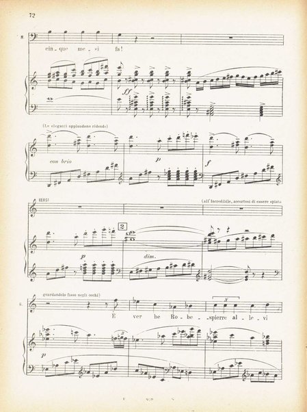 Andrea Chénier : dramma di ambiente storico in quattro quadri / di Luigi Illica ; \musica di! Umberto Giordano ; riduzione per canto e pianoforte di Amintore Galli