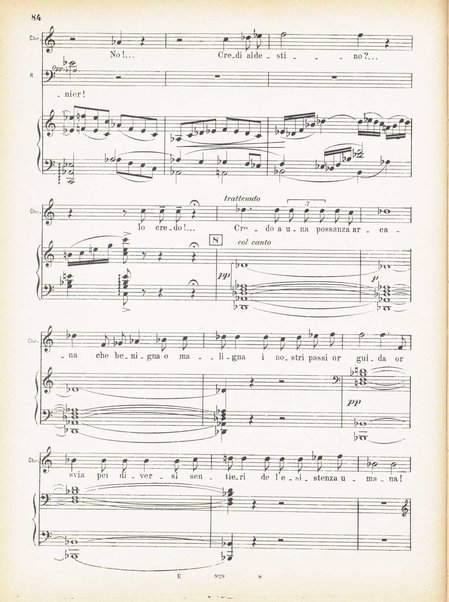 Andrea Chénier : dramma di ambiente storico in quattro quadri / di Luigi Illica ; \musica di! Umberto Giordano ; riduzione per canto e pianoforte di Amintore Galli