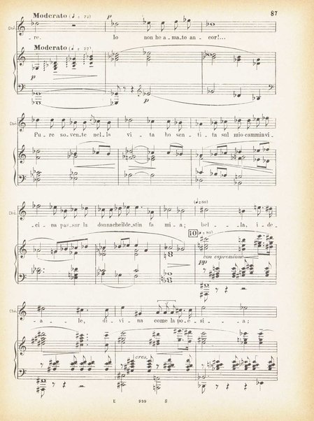 Andrea Chénier : dramma di ambiente storico in quattro quadri / di Luigi Illica ; \musica di! Umberto Giordano ; riduzione per canto e pianoforte di Amintore Galli
