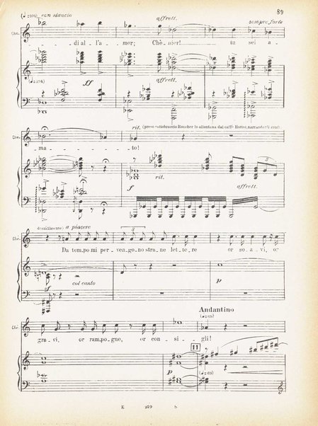 Andrea Chénier : dramma di ambiente storico in quattro quadri / di Luigi Illica ; \musica di! Umberto Giordano ; riduzione per canto e pianoforte di Amintore Galli
