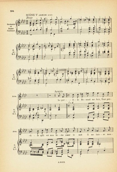 Armide : tragédie en cinq actes / J.-B. de Lully ; réduction pour chant et piano d'après la partition d'orchestre originale par Frank Martin ; préface de Henry Prunières