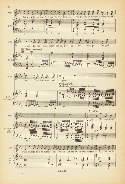 Armide : tragédie en cinq actes / J.-B. de Lully ; réduction pour chant et piano d'après la partition d'orchestre originale par Frank Martin ; préface de Henry Prunières