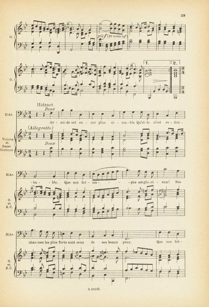 Armide : tragédie en cinq actes / J.-B. de Lully ; réduction pour chant et piano d'après la partition d'orchestre originale par Frank Martin ; préface de Henry Prunières