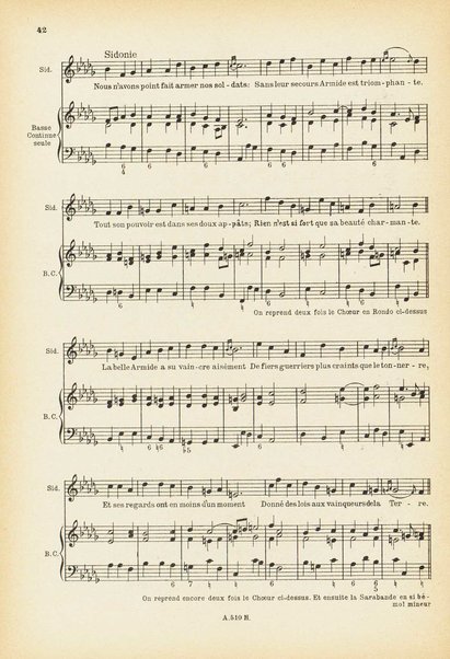 Armide : tragédie en cinq actes / J.-B. de Lully ; réduction pour chant et piano d'après la partition d'orchestre originale par Frank Martin ; préface de Henry Prunières