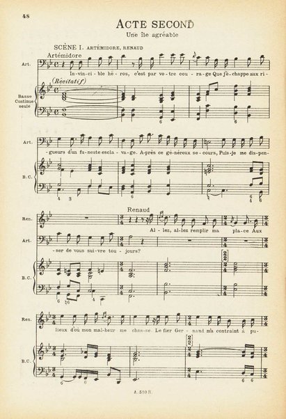 Armide : tragédie en cinq actes / J.-B. de Lully ; réduction pour chant et piano d'après la partition d'orchestre originale par Frank Martin ; préface de Henry Prunières