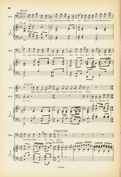 Armide : tragédie en cinq actes / J.-B. de Lully ; réduction pour chant et piano d'après la partition d'orchestre originale par Frank Martin ; préface de Henry Prunières