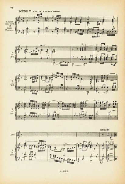 Armide : tragédie en cinq actes / J.-B. de Lully ; réduction pour chant et piano d'après la partition d'orchestre originale par Frank Martin ; préface de Henry Prunières