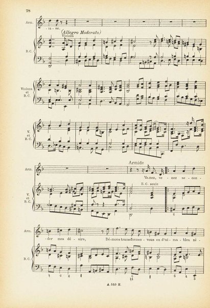 Armide : tragédie en cinq actes / J.-B. de Lully ; réduction pour chant et piano d'après la partition d'orchestre originale par Frank Martin ; préface de Henry Prunières