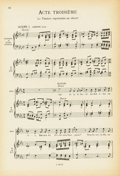 Armide : tragédie en cinq actes / J.-B. de Lully ; réduction pour chant et piano d'après la partition d'orchestre originale par Frank Martin ; préface de Henry Prunières