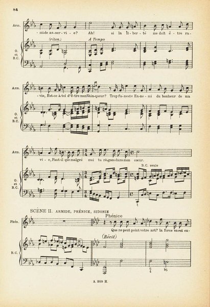 Armide : tragédie en cinq actes / J.-B. de Lully ; réduction pour chant et piano d'après la partition d'orchestre originale par Frank Martin ; préface de Henry Prunières