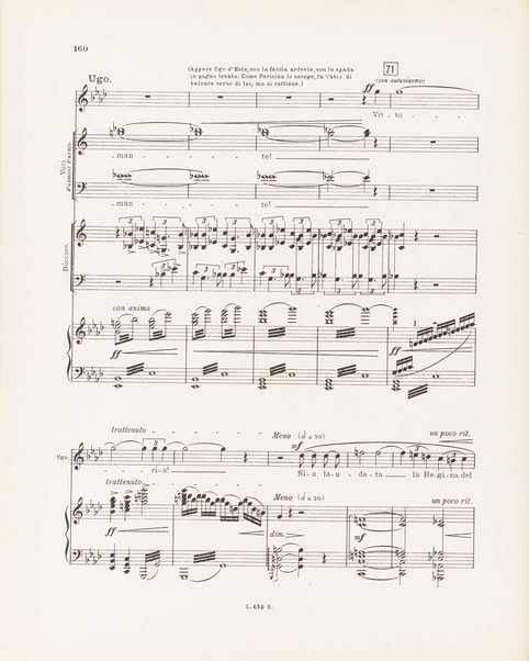 Parisina : tragedia lirica in quattro atti di Gabriele D'Annunzio / musicata da Pietro Mascagni ; riduzione per canto e pianoforte