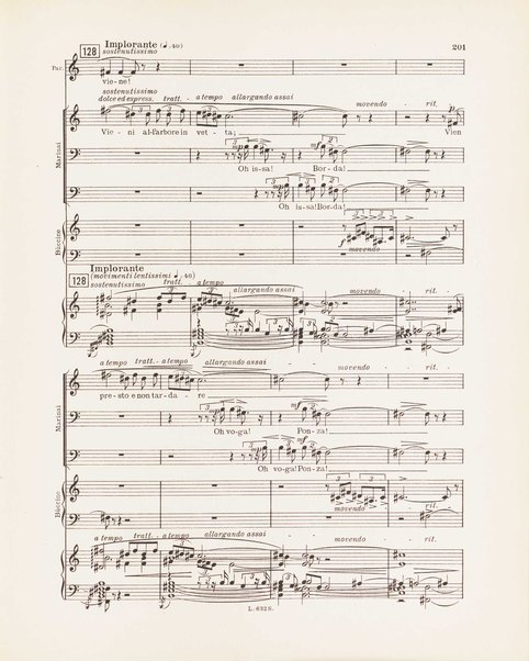 Parisina : tragedia lirica in quattro atti di Gabriele D'Annunzio / musicata da Pietro Mascagni ; riduzione per canto e pianoforte