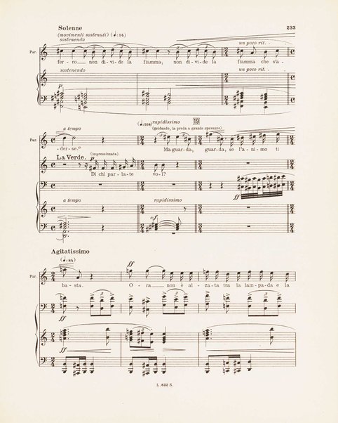 Parisina : tragedia lirica in quattro atti di Gabriele D'Annunzio / musicata da Pietro Mascagni ; riduzione per canto e pianoforte