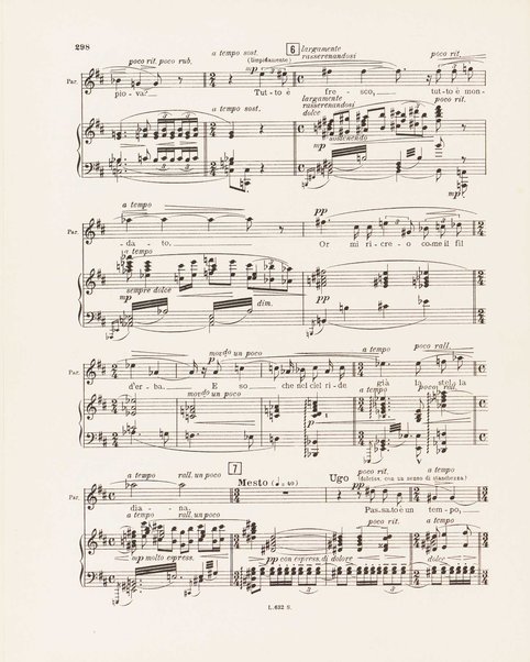Parisina : tragedia lirica in quattro atti di Gabriele D'Annunzio / musicata da Pietro Mascagni ; riduzione per canto e pianoforte