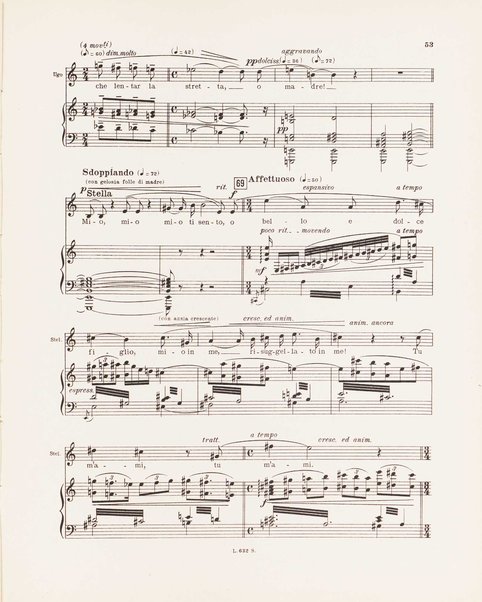 Parisina : tragedia lirica in quattro atti di Gabriele D'Annunzio / musicata da Pietro Mascagni ; riduzione per canto e pianoforte