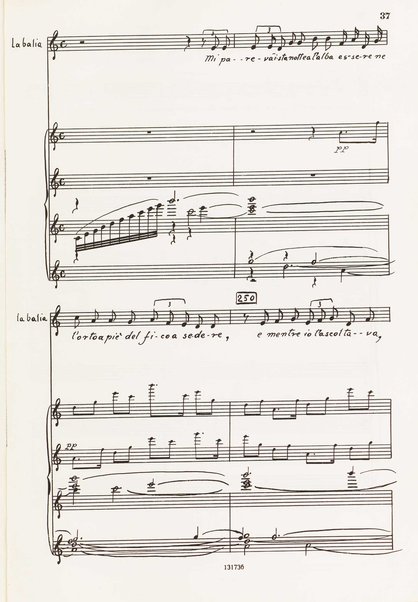 Il marescalco : 1960 : commedia in due atti (da Pietro Aretino) / G. Francesco Malipiero ; riassunto per canto e pianoforte dell'autore