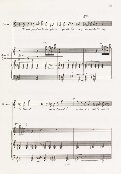 Il marescalco : 1960 : commedia in due atti (da Pietro Aretino) / G. Francesco Malipiero ; riassunto per canto e pianoforte dell'autore