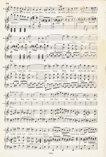 Hans Heiling : romantische Oper / von Eduard Devrient ; componirt von Heinrich Marschner ; Klavierauszug von Gustav F. Kogel