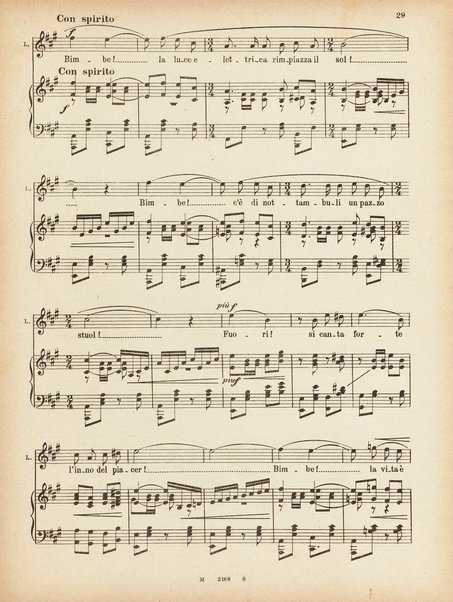 Sì : operetta in 3 atti / di Carlo Lombardo (versi di Lombardo e Franci) ; musica di Pietro Mascagni