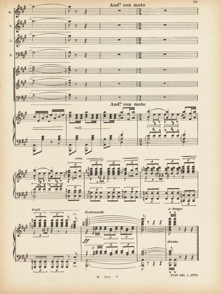 Sì : operetta in 3 atti / di Carlo Lombardo (versi di Lombardo e Franci) ; musica di Pietro Mascagni