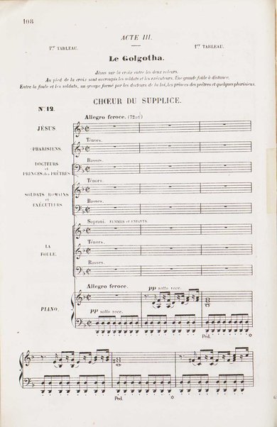 Marie-Magdeleine : drame sacré en 3 actes & 4 parties / de Louis Gallet ; musique de J. Massenet