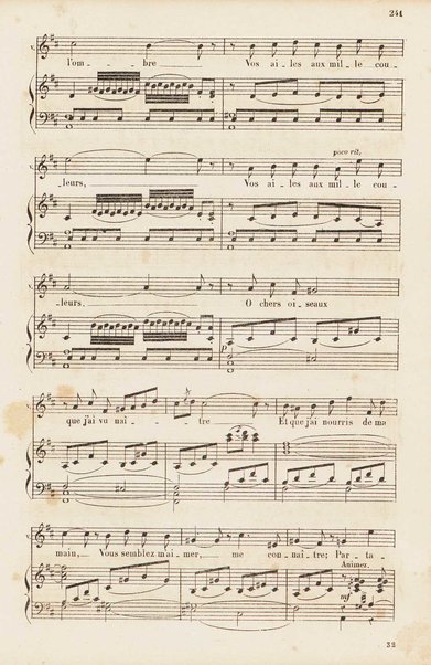 Paul et Virginie : opéra en 3 actes et 6 tableaux / poéme de Jules Barbier & Michel Carré ; musique de Victor Massé ; partition chant et piano réduite par H. Salomon