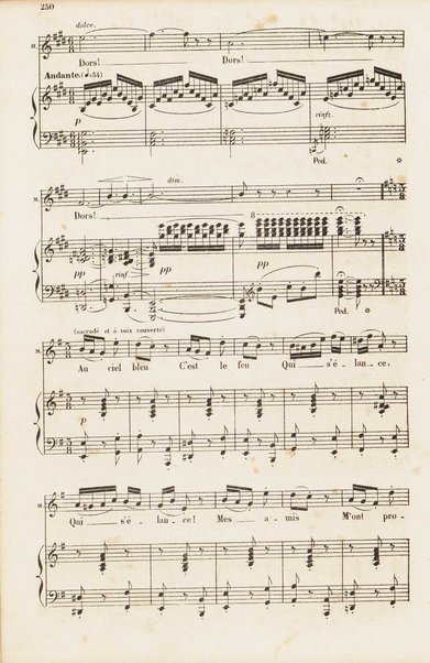 Paul et Virginie : opéra en 3 actes et 6 tableaux / poéme de Jules Barbier & Michel Carré ; musique de Victor Massé ; partition chant et piano réduite par H. Salomon