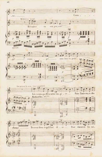 Paul et Virginie : opéra en 3 actes et 6 tableaux / poéme de Jules Barbier & Michel Carré ; musique de Victor Massé ; partition chant et piano réduite par H. Salomon