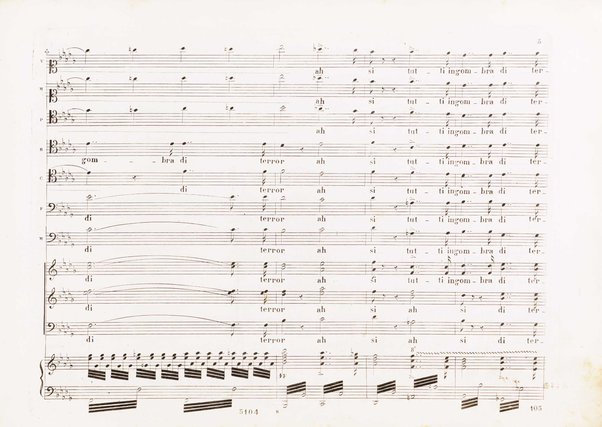Il bravo : melodramma tragico in tre atti di G. Rossi / rappresentato il 9 marzo 1839 in Milano ... con musica del Mº S. Mercadante
