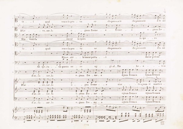 Il bravo : melodramma tragico in tre atti di G. Rossi / rappresentato il 9 marzo 1839 in Milano ... con musica del Mº S. Mercadante