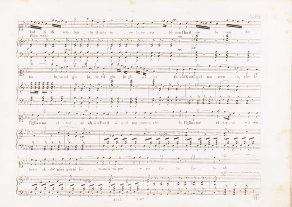 Il bravo : melodramma tragico in tre atti di G. Rossi / rappresentato il 9 marzo 1839 in Milano ... con musica del Mº S. Mercadante