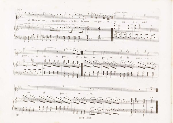 Il bravo : melodramma tragico in tre atti di G. Rossi / rappresentato il 9 marzo 1839 in Milano ... con musica del Mº S. Mercadante