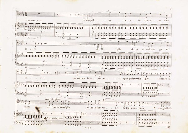 Il bravo : melodramma tragico in tre atti di G. Rossi / rappresentato il 9 marzo 1839 in Milano ... con musica del Mº S. Mercadante