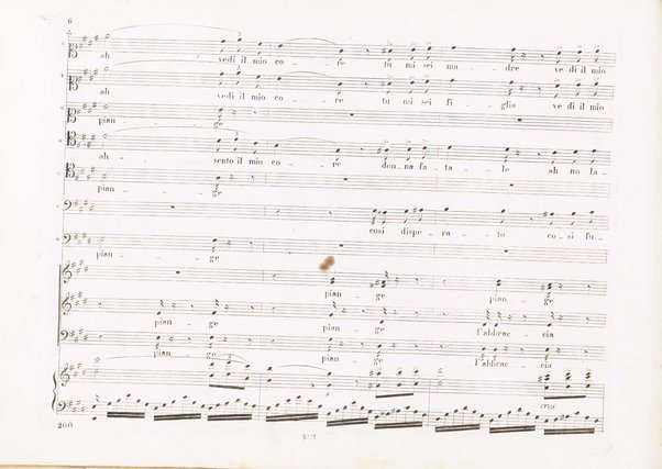 Il bravo : melodramma tragico in tre atti di G. Rossi / rappresentato il 9 marzo 1839 in Milano ... con musica del Mº S. Mercadante