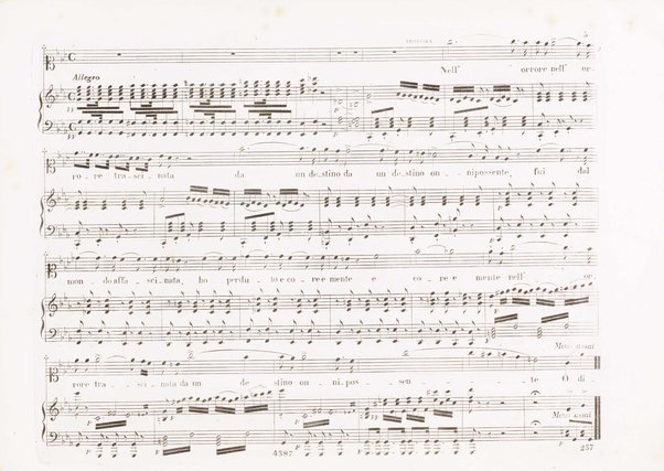 Il bravo : melodramma tragico in tre atti di G. Rossi / rappresentato il 9 marzo 1839 in Milano ... con musica del Mº S. Mercadante
