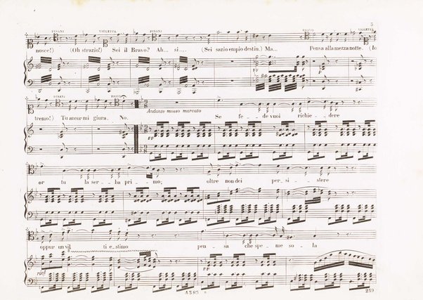 Il bravo : melodramma tragico in tre atti di G. Rossi / rappresentato il 9 marzo 1839 in Milano ... con musica del Mº S. Mercadante