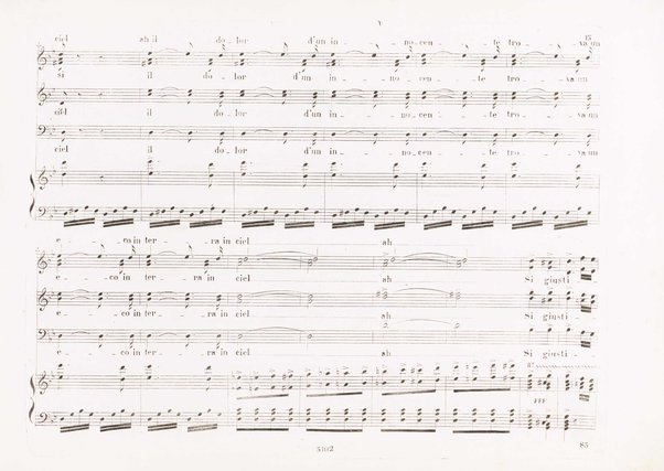 Il bravo : melodramma tragico in tre atti di G. Rossi / rappresentato il 9 marzo 1839 in Milano ... con musica del Mº S. Mercadante
