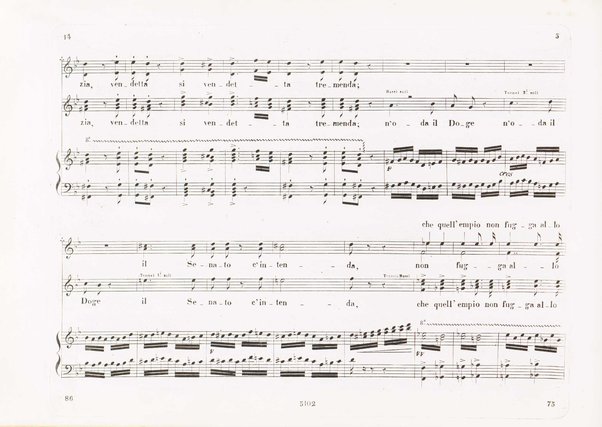 Il bravo : melodramma tragico in tre atti di G. Rossi / rappresentato il 9 marzo 1839 in Milano ... con musica del Mº S. Mercadante