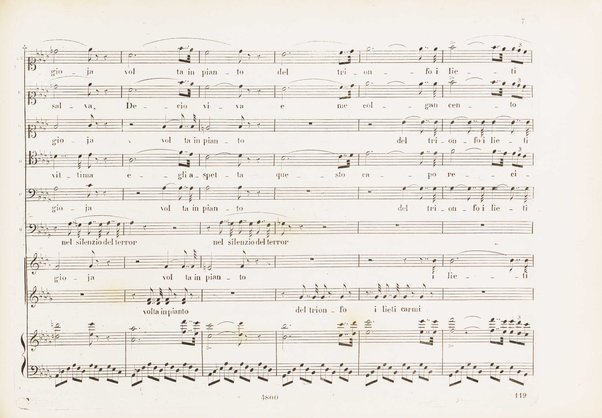 La vestale : dramma lirico di S. Cammarano / posto in musica pel R. Teatro di S. Carlo dal m.o S. Mercadante e rappresentatovi li 10 marzo 1840