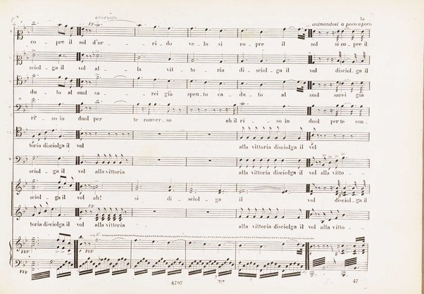 La vestale : dramma lirico di S. Cammarano / posto in musica pel R. Teatro di S. Carlo dal m.o S. Mercadante e rappresentatovi li 10 marzo 1840