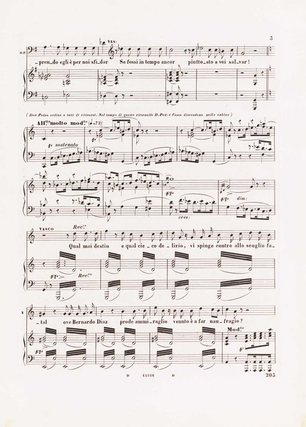 L'africana : opera in 5 atti di E. Scribe / traduzione italiana di M. Marcello ; musica di G. Meyerbeer