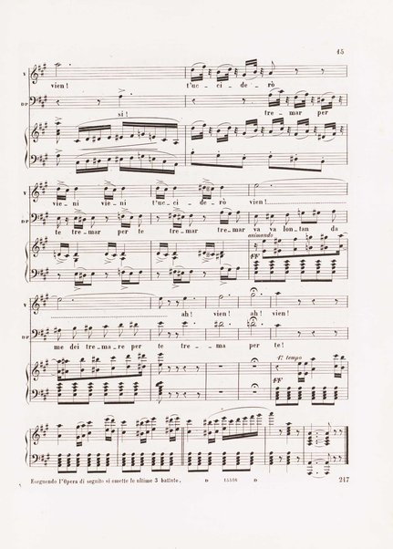 L'africana : opera in 5 atti di E. Scribe / traduzione italiana di M. Marcello ; musica di G. Meyerbeer