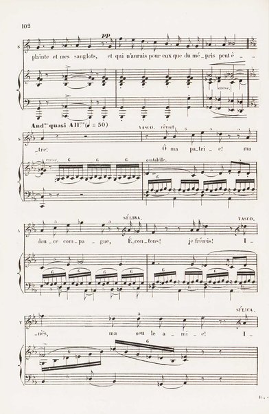 L'africaine : opéra en 5 actes / paroles de E. Scribe ; musique de G. Meyerbeer ; partition chant & piano arrangée par E. Vauthrot