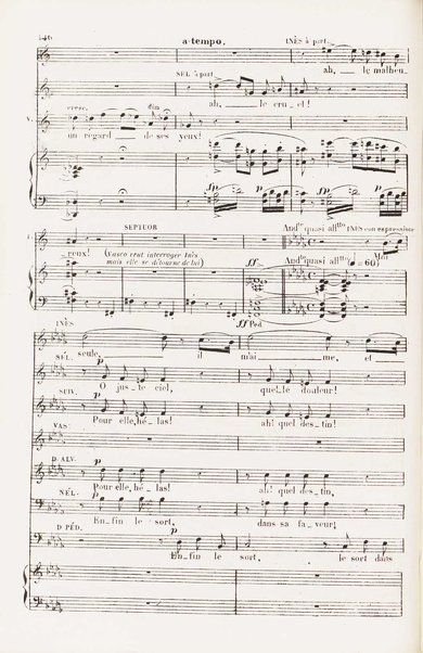 L'africaine : opéra en 5 actes / paroles de E. Scribe ; musique de G. Meyerbeer ; partition chant & piano arrangée par E. Vauthrot