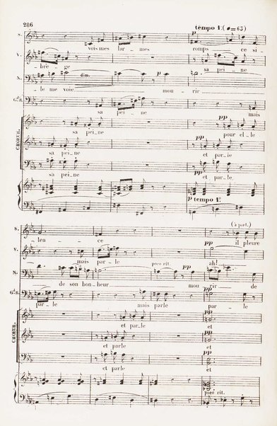 L'africaine : opéra en 5 actes / paroles de E. Scribe ; musique de G. Meyerbeer ; partition chant & piano arrangée par E. Vauthrot