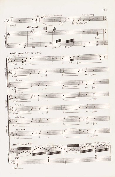 L'africaine : opéra en 5 actes / paroles de E. Scribe ; musique de G. Meyerbeer ; partition chant & piano arrangée par E. Vauthrot