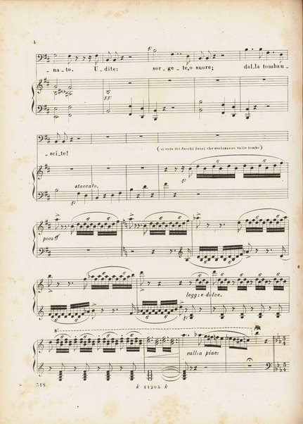 Roberto il diavolo : opera in cinque atti / poesia di Scribe e Delavigne ; recata in versi italiani da A. C. di Siena ; musica di G. Meyerbeer