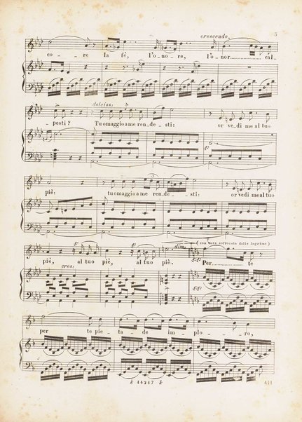 Roberto il diavolo : opera in cinque atti / poesia di Scribe e Delavigne ; recata in versi italiani da A. C. di Siena ; musica di G. Meyerbeer